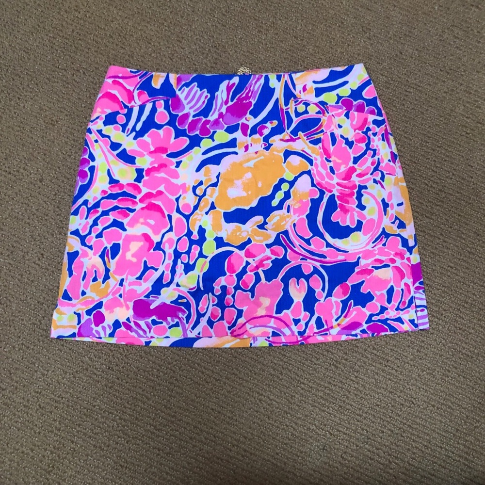 Lily Pulitzer Lobster Mini Skirt